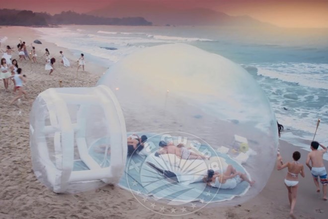 邗江充气球形帐篷